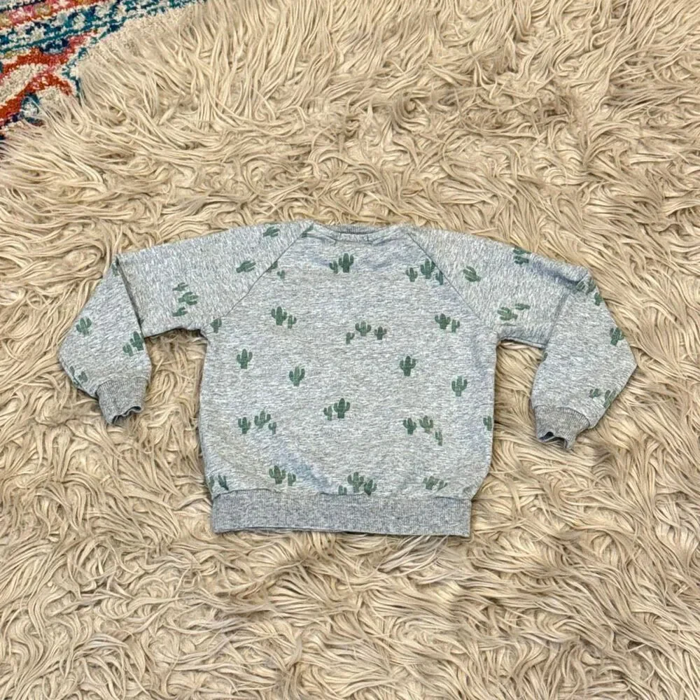 Miles the label cactus print sweatshirt size 24 months
